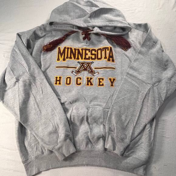 Signature Concepts Minnesota Gophers Hockey Hoodie XL Grey MN Golden Gophers - Picture 1 of 6